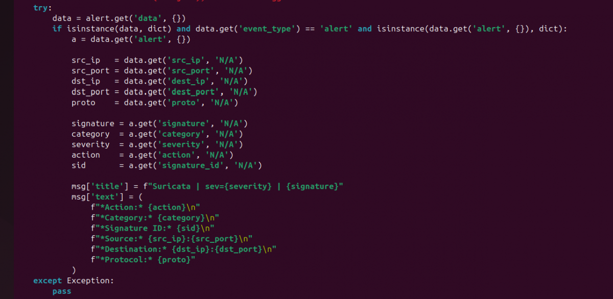 slack modifying and wazuh set up